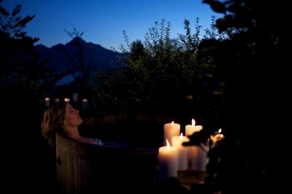 Hot tub at St Moritz